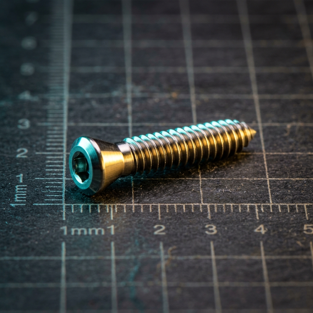 Swiss Turned Medical Screw